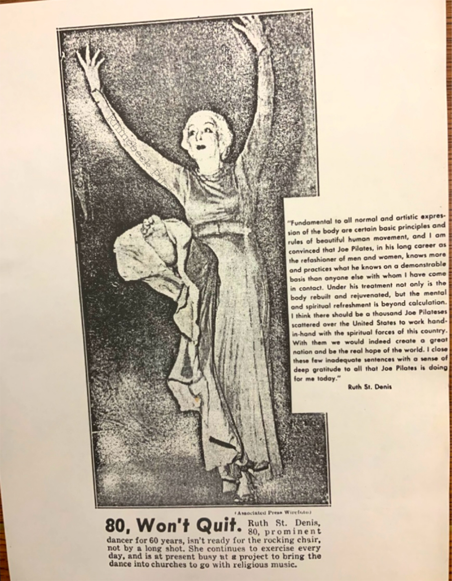 Ruth St. Denise, dancer for 60 years